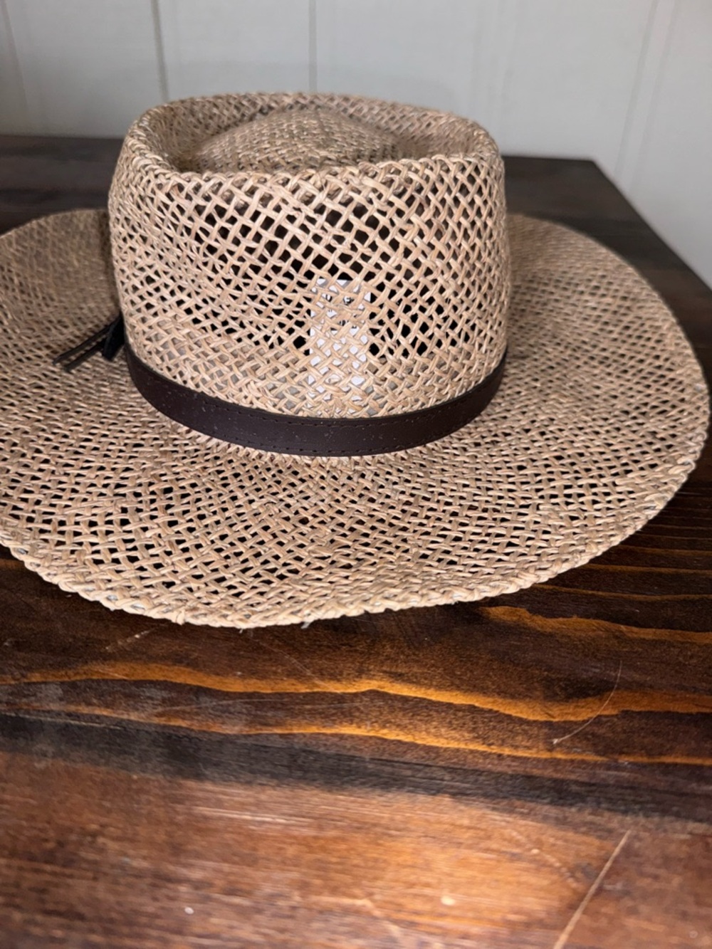 Stetson Straw Hat S/M Ventilated Western Cowboy Summer Beach Ranch Style - Picture 5 of 7